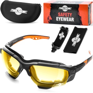 ToolFreak Spoggles Safety Glasses HD Yellow Lens